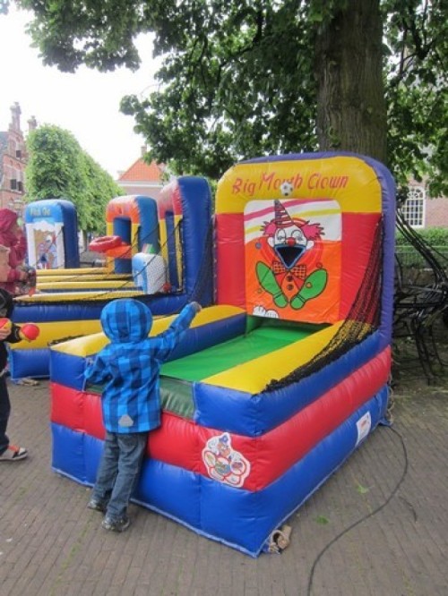 Clown ballengooien opblaasbaar